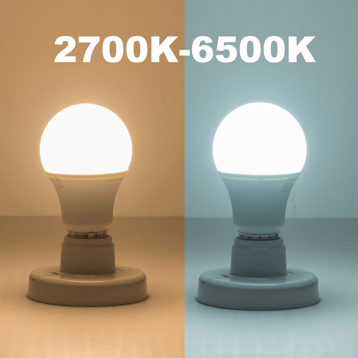 Wi-Fi GU10 5.5 Watts LED Smart Bulb, RGB CCT 2700K-6500K, Dimmable, Pa ...